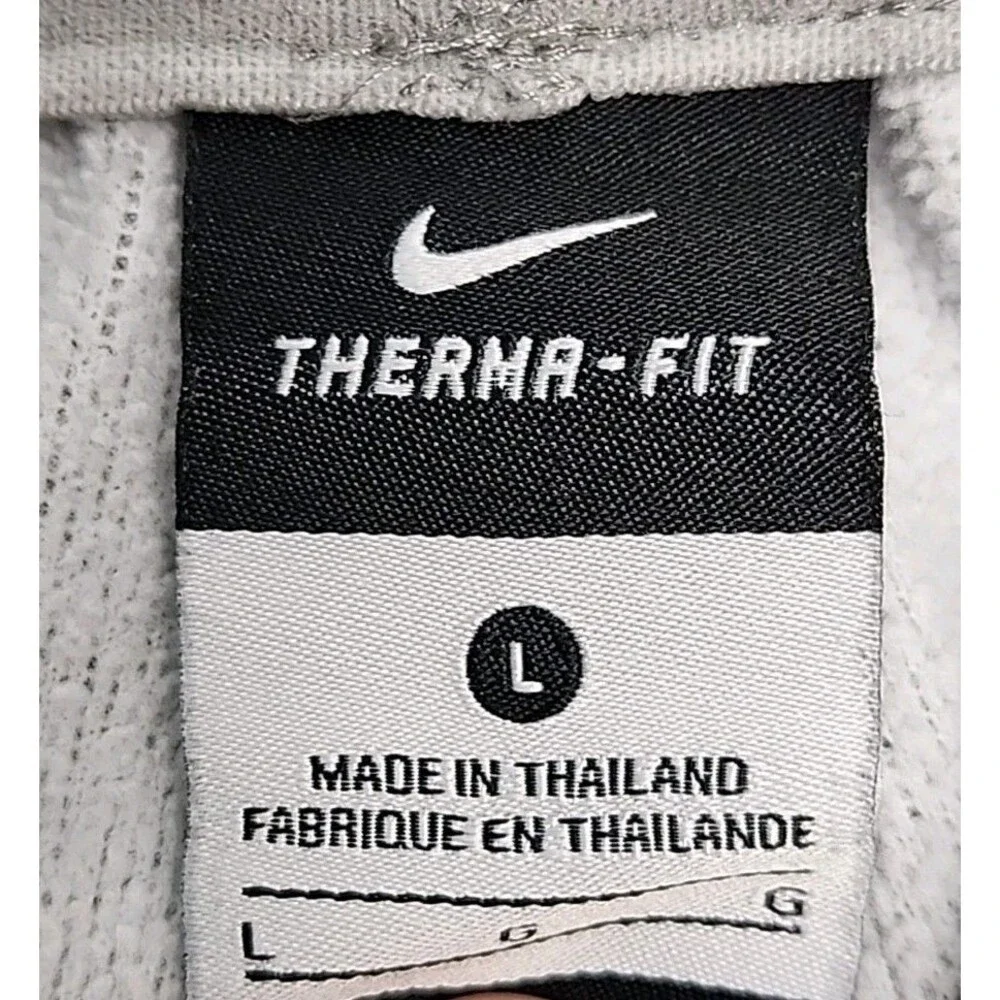 Nike Pants Therma Fit Women Sz Large Gray Wide Leg 28